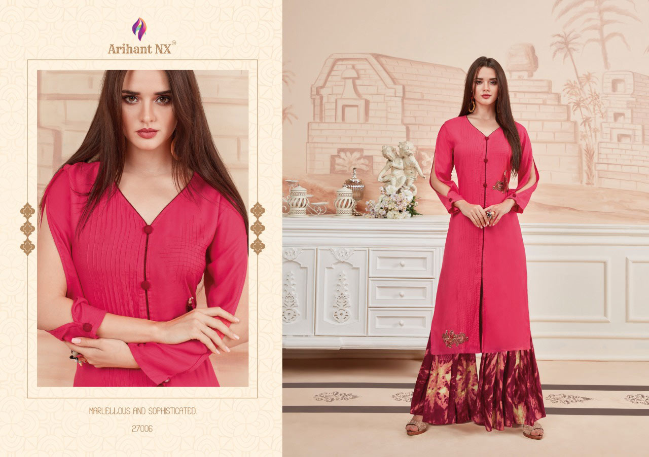 Plazo Vol-1 Arihant Nx Rayon Dyed Palazzo Kurti Plazo Vol-1 Arihant Nx Rayon Dyed Palazzo Kurti
